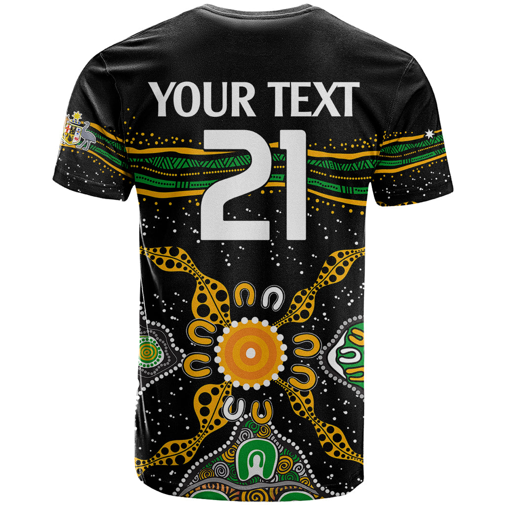 (Custom Text And Number) Matildas Australia Soccer T Shirt Aboriginal Dots Style LT9 - Vibe Hoodie Shop