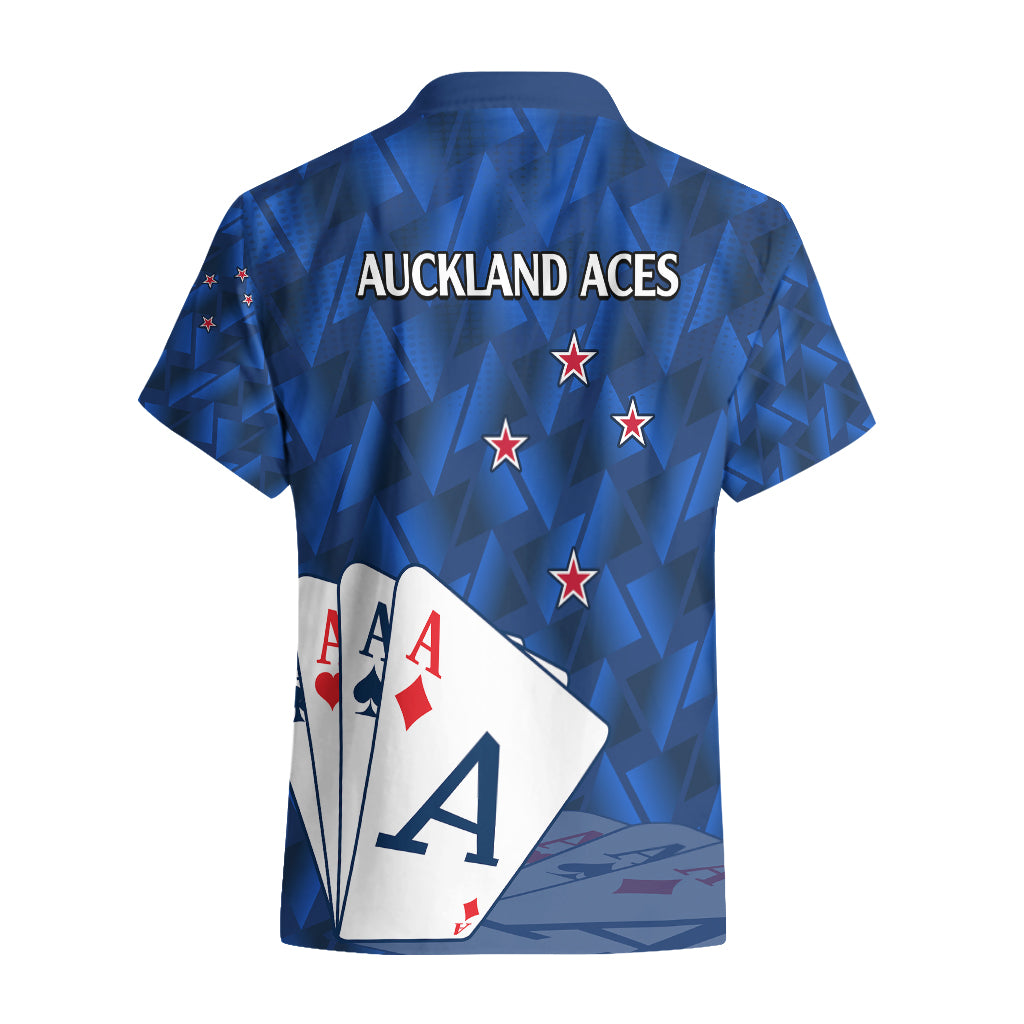 New Zealand Cricket Hawaiian Shirt Auckland Aces Sporty Style - Vibe Hoodie Shop