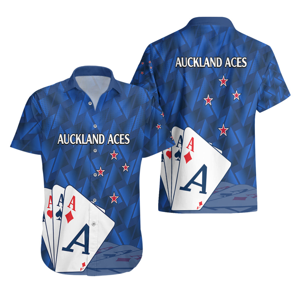 New Zealand Cricket Hawaiian Shirt Auckland Aces Sporty Style - Vibe Hoodie Shop