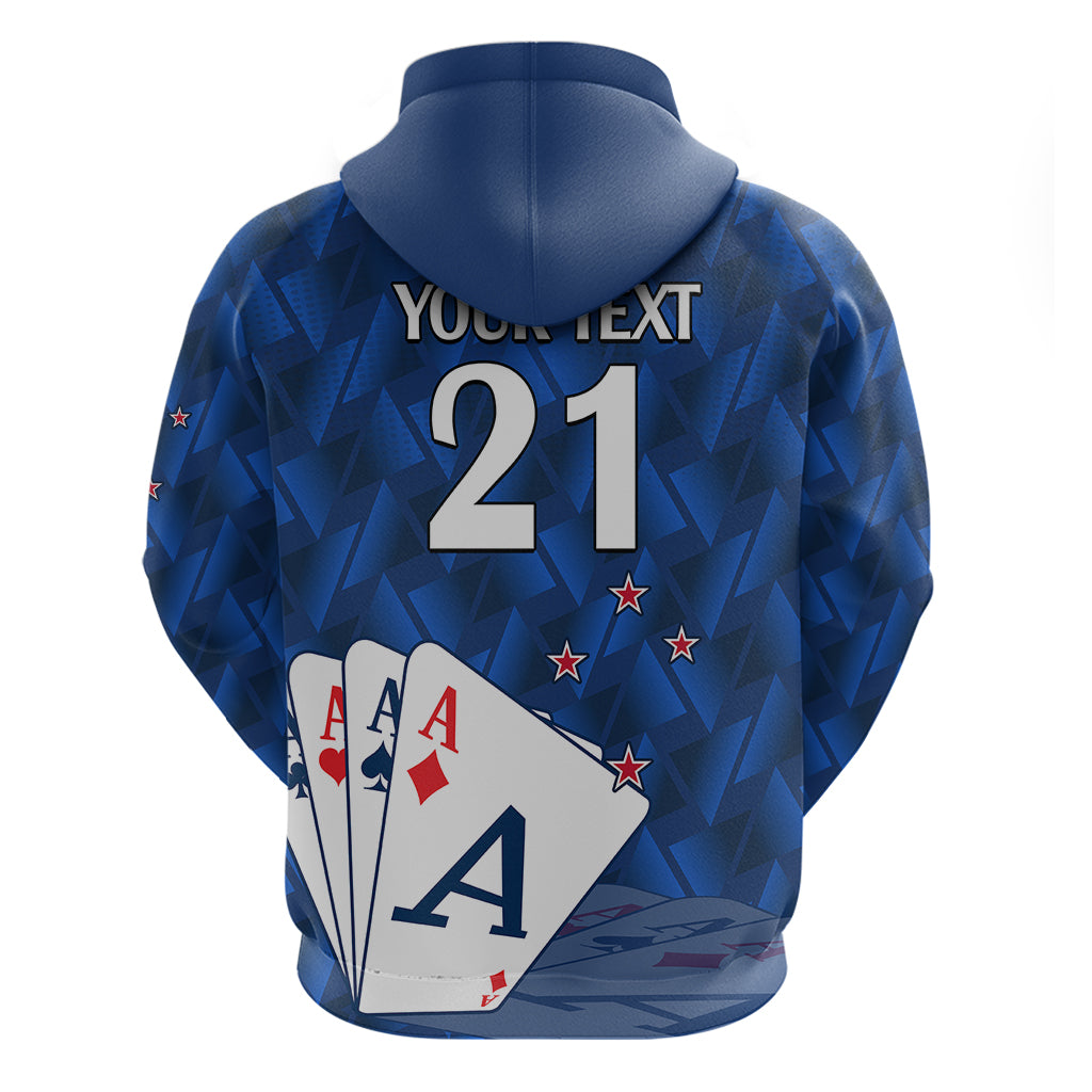 (Custom Text And Number) New Zealand Cricket Hoodie Auckland Aces Sporty Style LT9 - Vibe Hoodie Shop