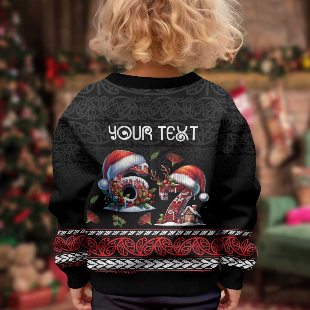 Aotearoa Six Seven Personalized Kid Ugly Christmas Sweater New Zealand Funny Christmas - Vibe Hoodie
