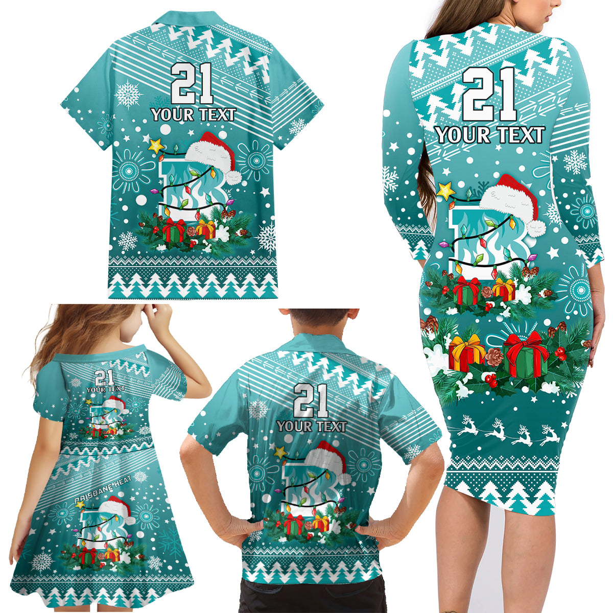 custom-heat-bbl-family-matching-long-sleeve-bodycon-dress-and-hawaiian-shirt-christmas-vibe-2023