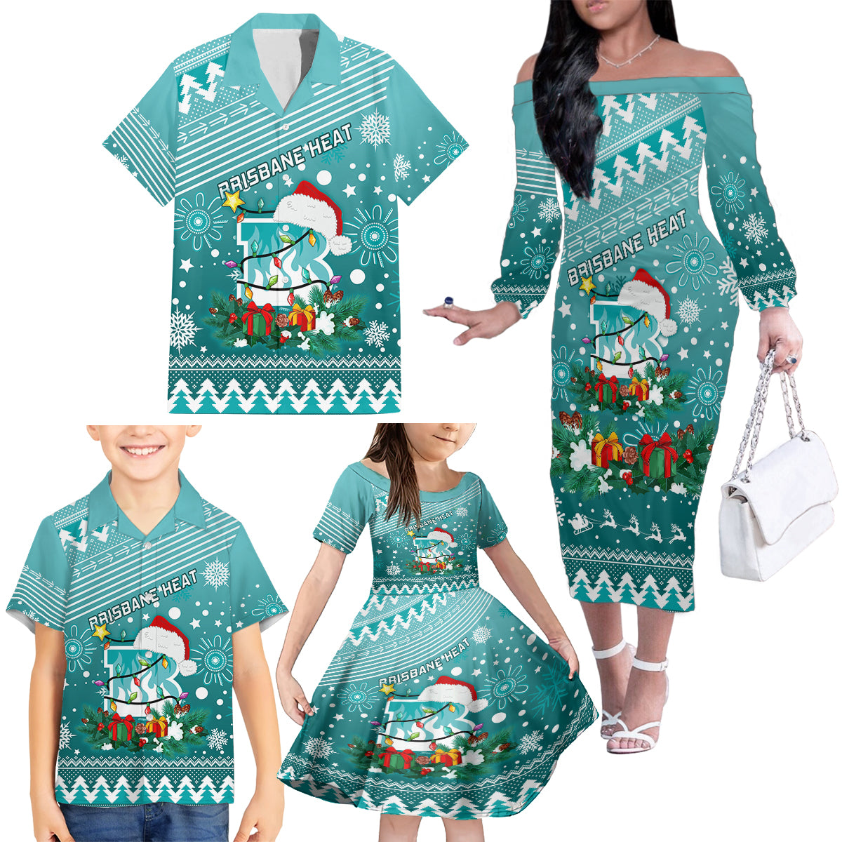 custom-heat-bbl-family-matching-off-shoulder-long-sleeve-dress-and-hawaiian-shirt-christmas-vibe-2023