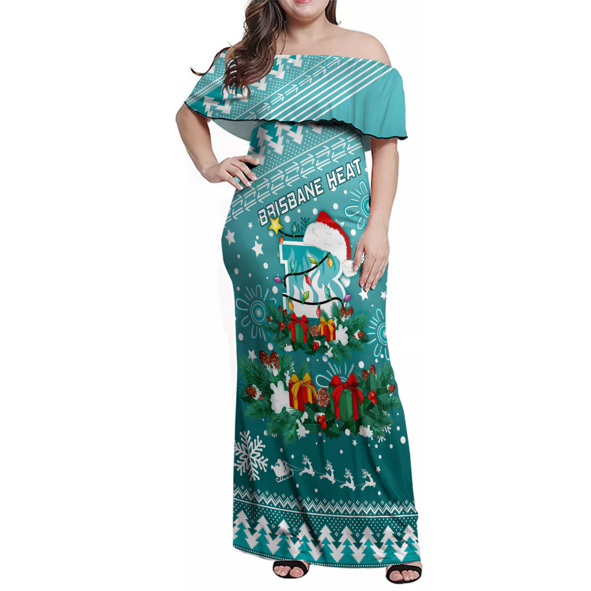 custom-heat-bbl-family-matching-off-shoulder-maxi-dress-and-hawaiian-shirt-christmas-vibe-2023