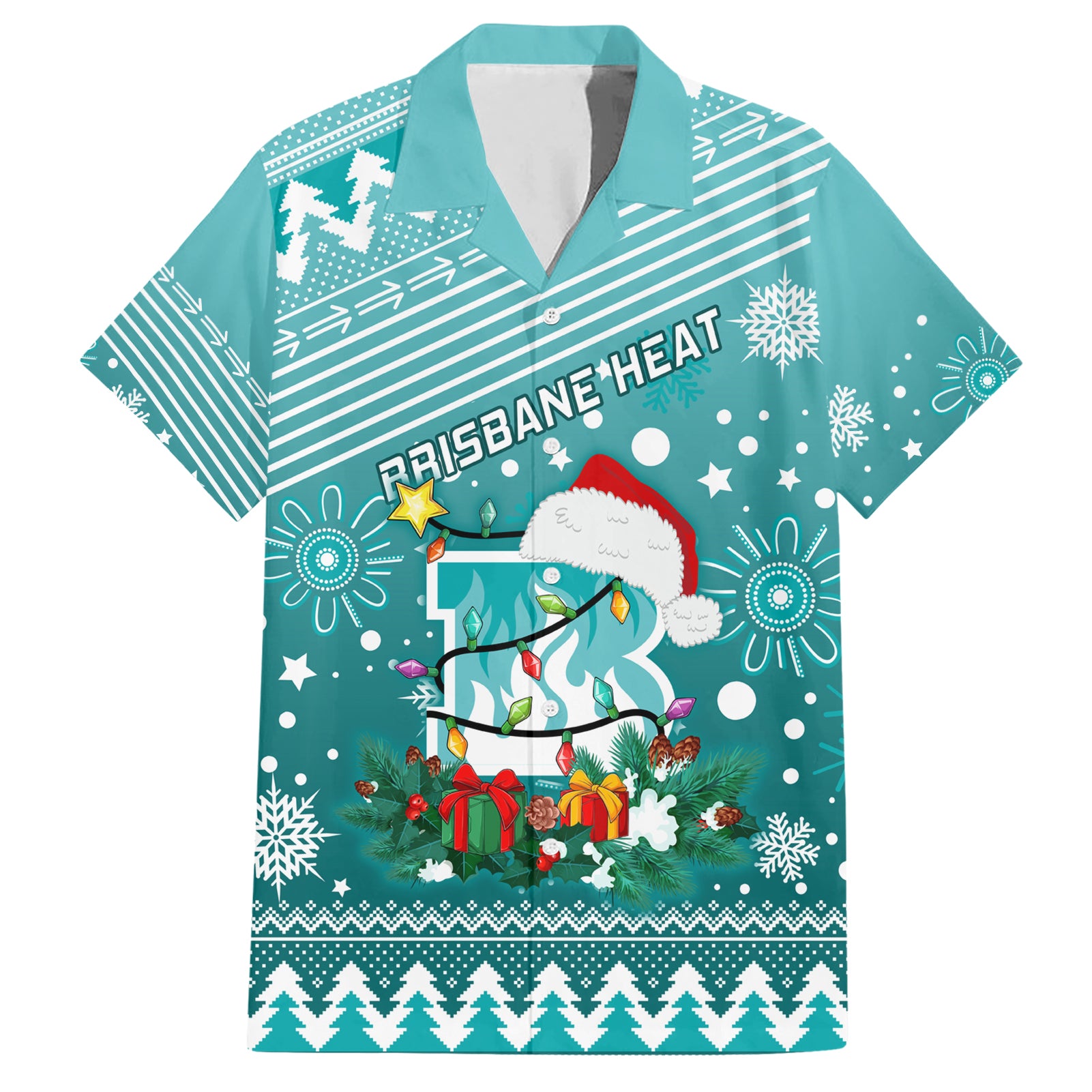 Custom Heat BBL Hawaiian Shirt Christmas Vibe 2023 - Vibe Hoodie Shop