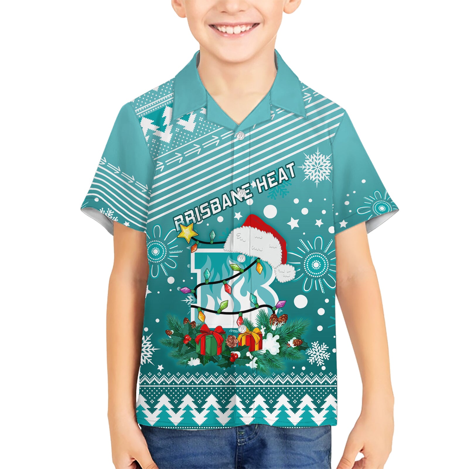 Custom Heat BBL Hawaiian Shirt Christmas Vibe 2023 - Vibe Hoodie Shop