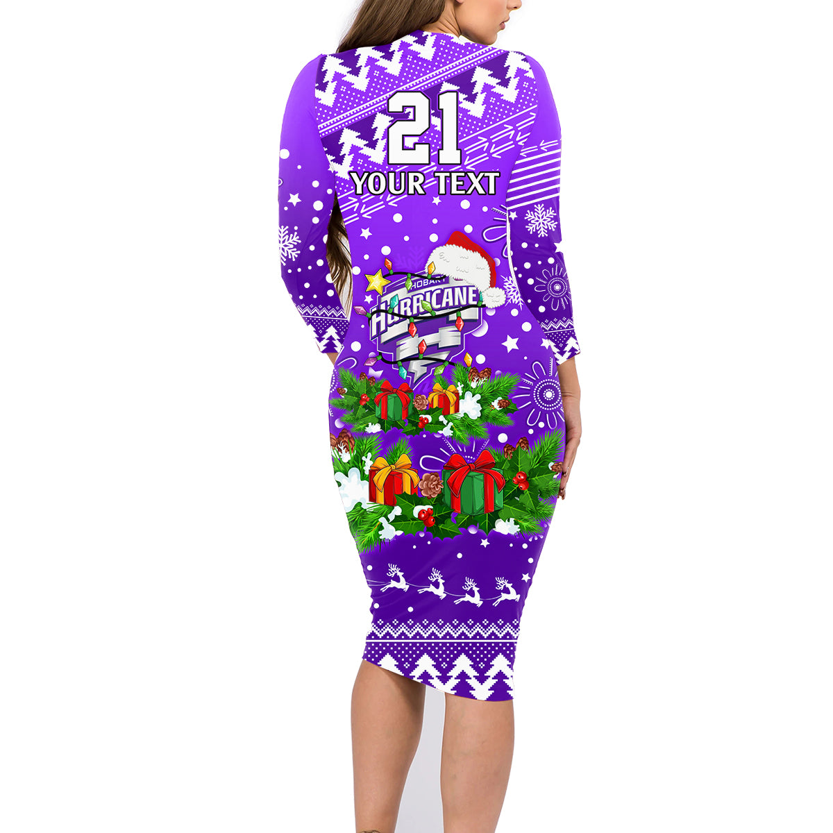 custom-hurricanes-bbl-family-matching-long-sleeve-bodycon-dress-and-hawaiian-shirt-christmas-vibe-2023