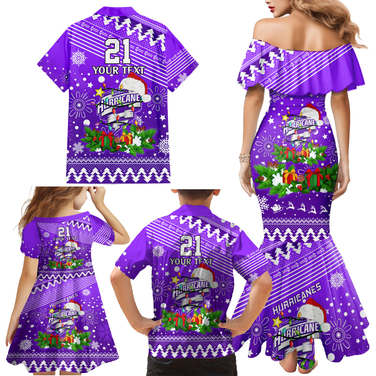 custom-hurricanes-bbl-family-matching-mermaid-dress-and-hawaiian-shirt-christmas-vibe-2023