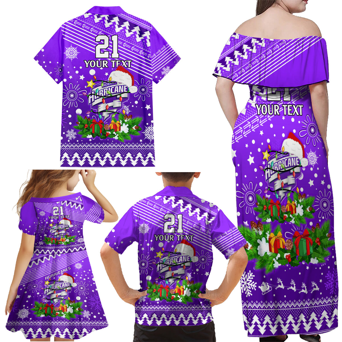 custom-hurricanes-bbl-family-matching-off-shoulder-maxi-dress-and-hawaiian-shirt-christmas-vibe-2023