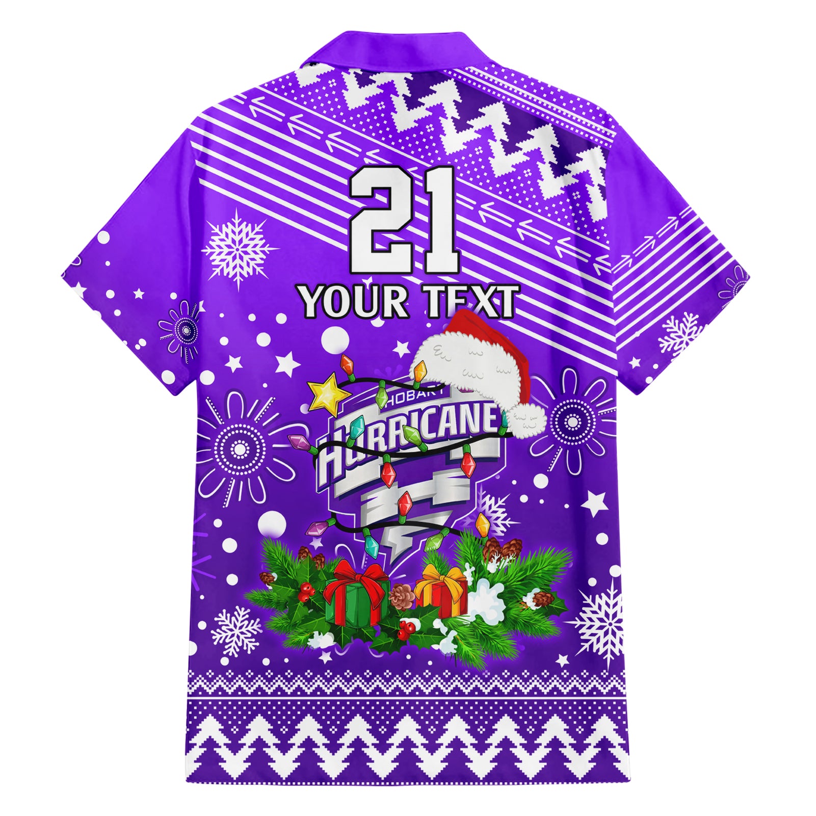 Custom Hurricanes BBL Hawaiian Shirt Christmas Vibe 2023 - Vibe Hoodie Shop