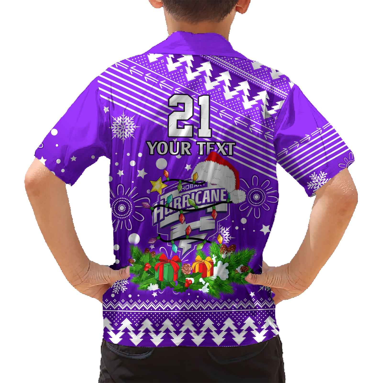 Custom Hurricanes BBL Hawaiian Shirt Christmas Vibe 2023 - Vibe Hoodie Shop
