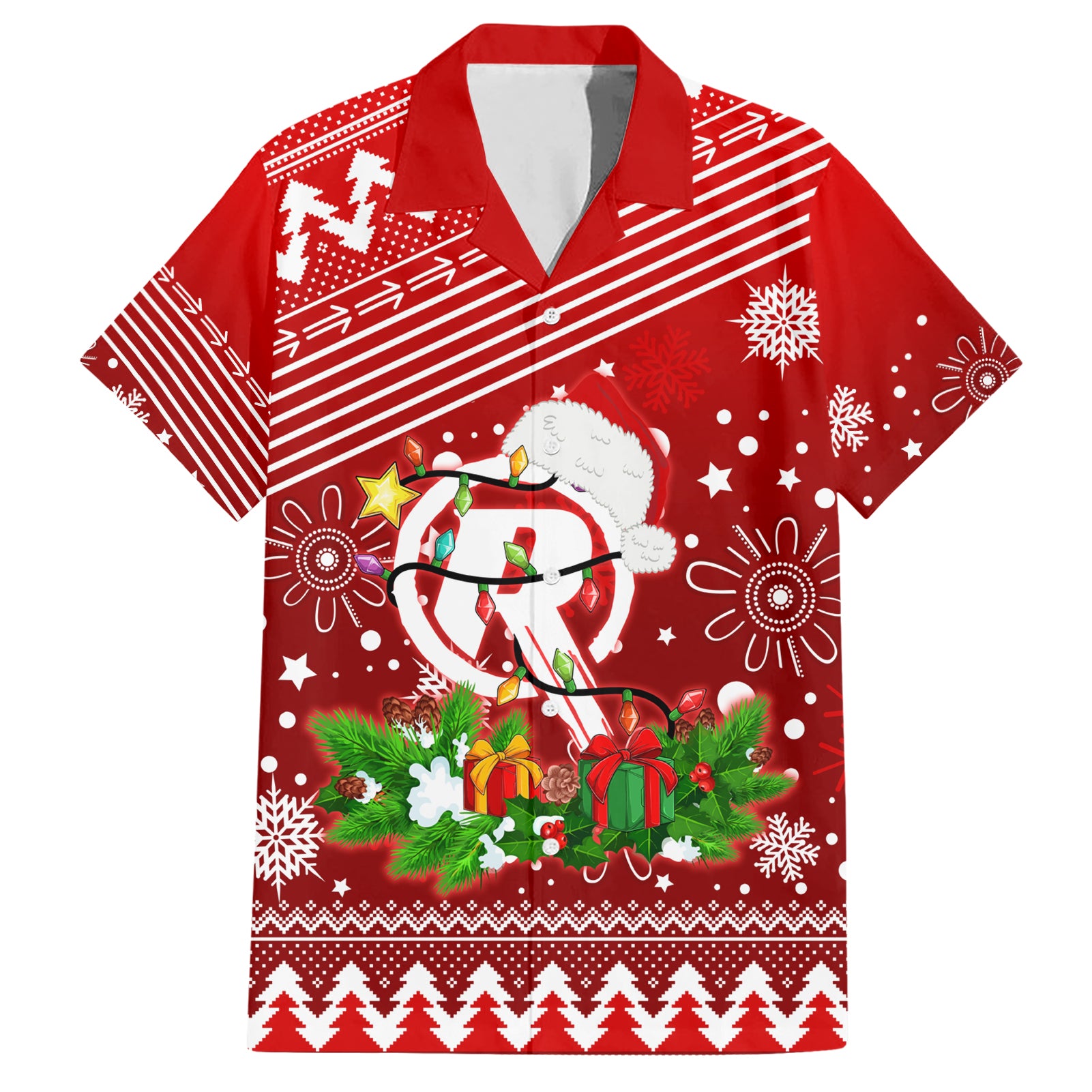 Custom Renegades BBL Hawaiian Shirt Christmas Vibe 2023 - Vibe Hoodie Shop