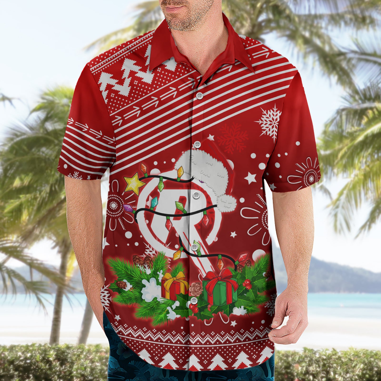 Custom Renegades BBL Hawaiian Shirt Christmas Vibe 2023 - Vibe Hoodie Shop