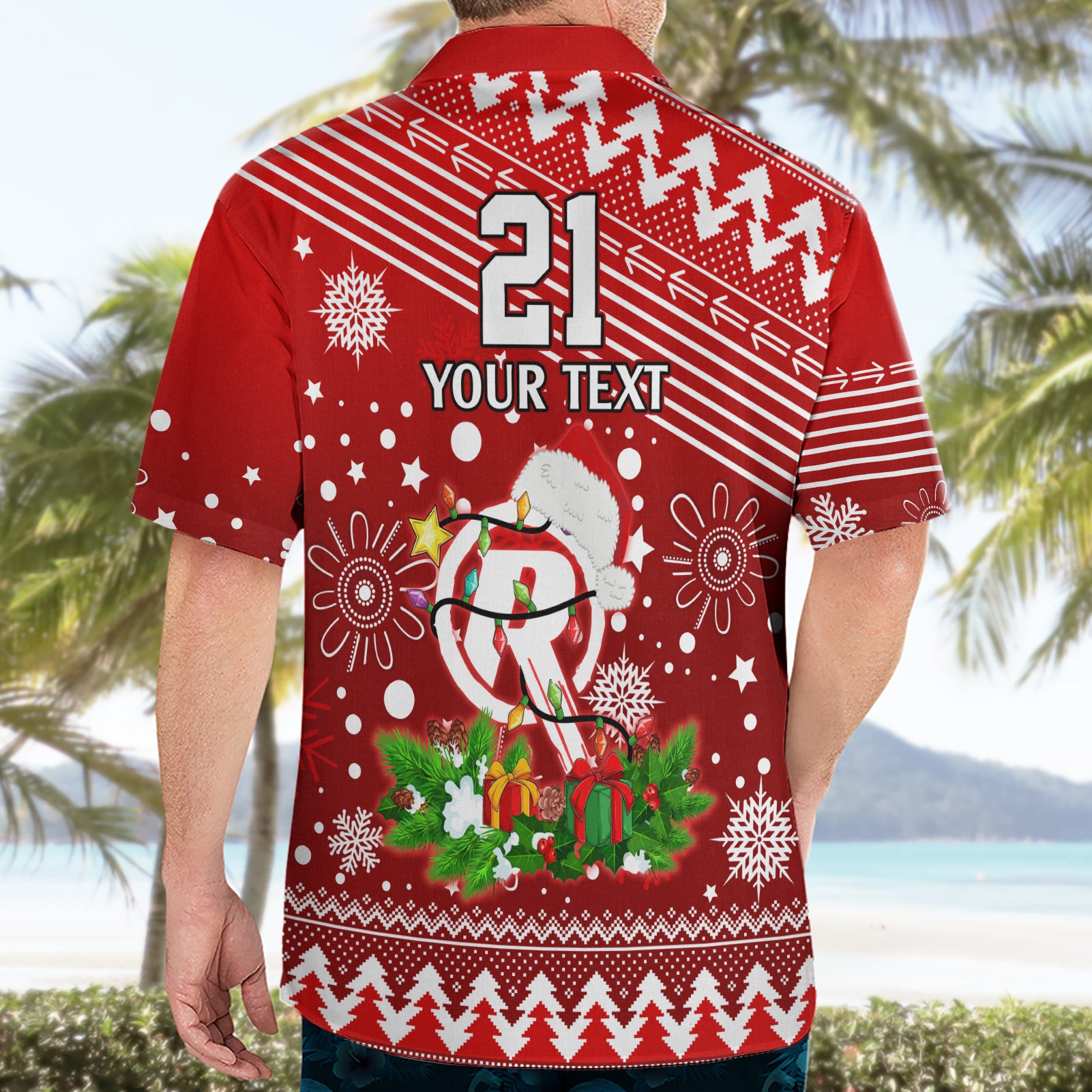 Custom Renegades BBL Hawaiian Shirt Christmas Vibe 2023 - Vibe Hoodie Shop