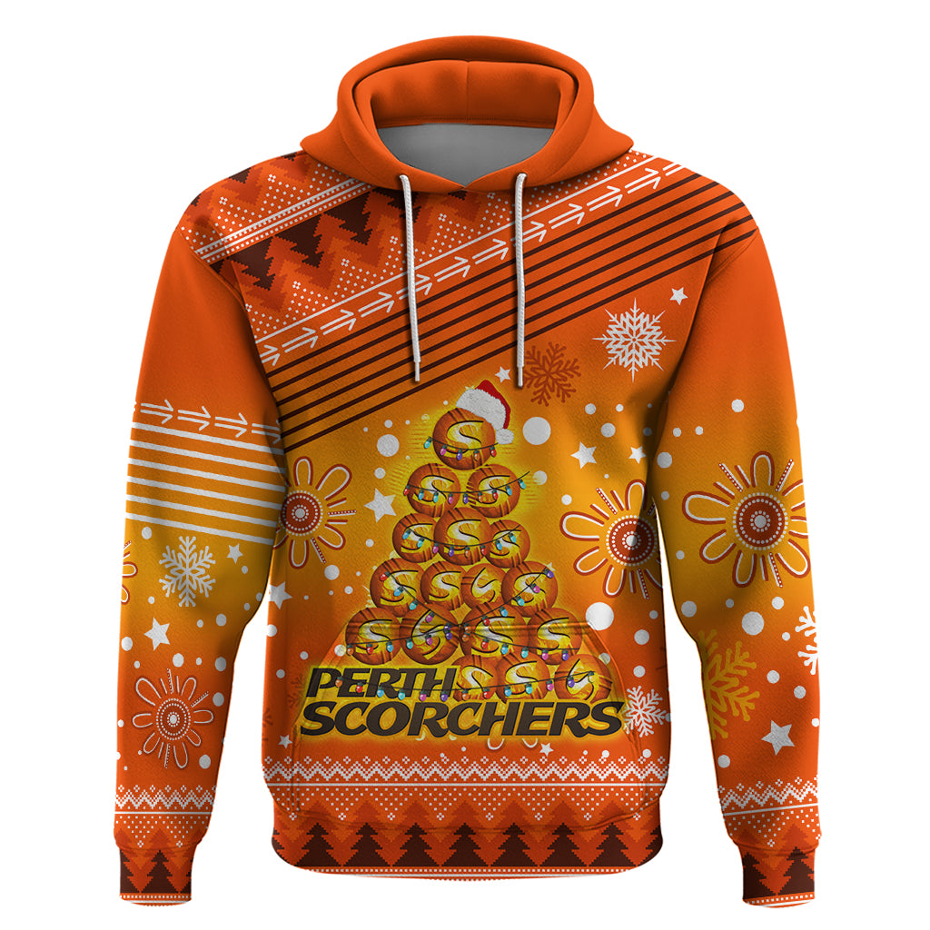 Custom Scorchers BBL Hoodie Christmas Vibe 2023 LT9 - Vibe Hoodie Shop