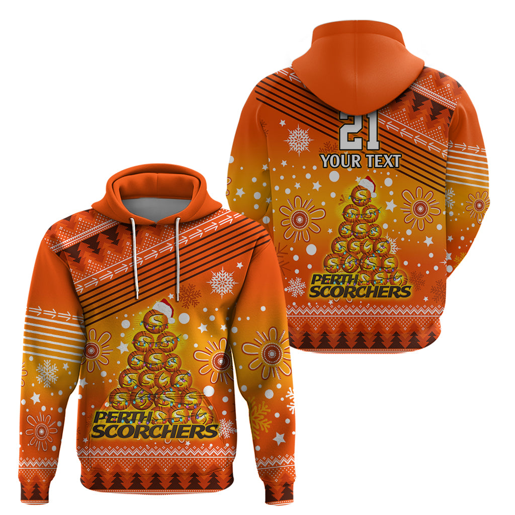 Custom Scorchers BBL Hoodie Christmas Vibe 2023 LT9 - Vibe Hoodie Shop
