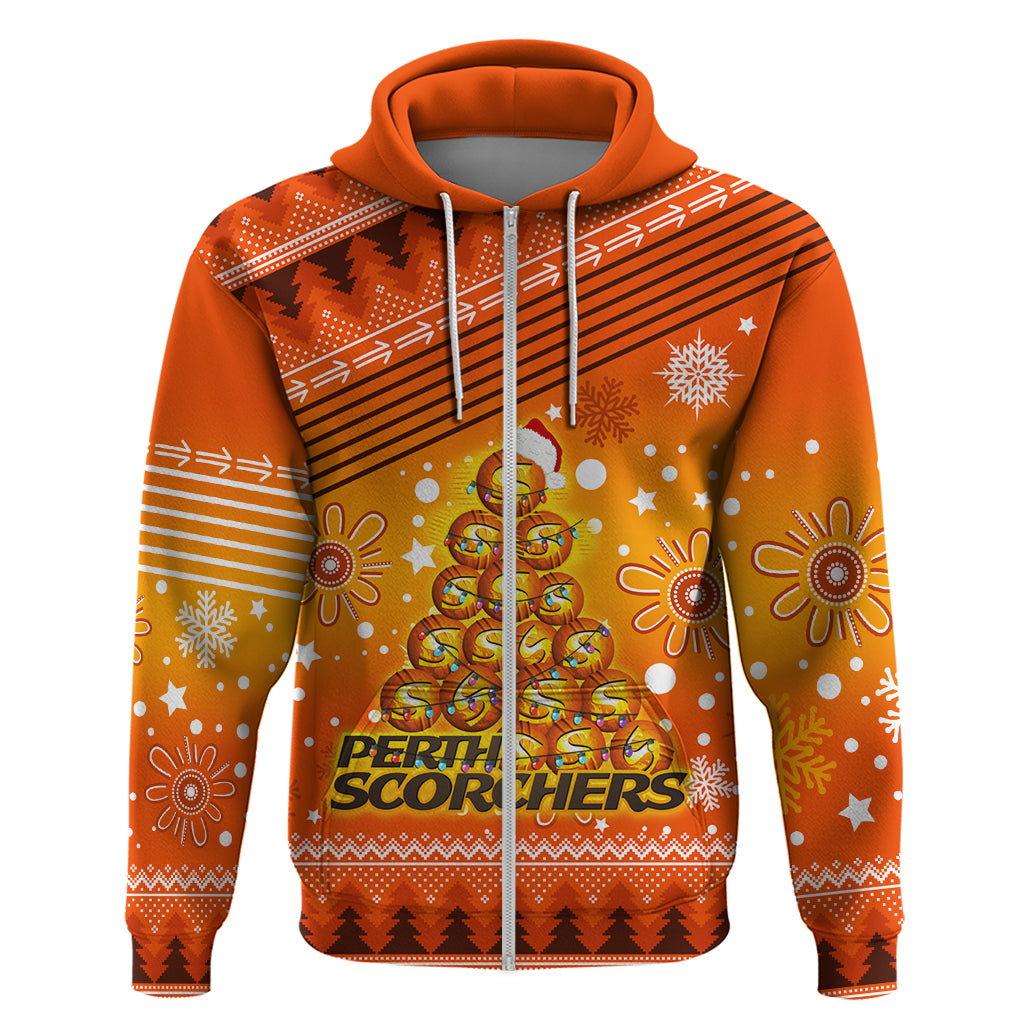 Custom Scorchers BBL Hoodie Christmas Vibe 2023 LT9 - Vibe Hoodie Shop