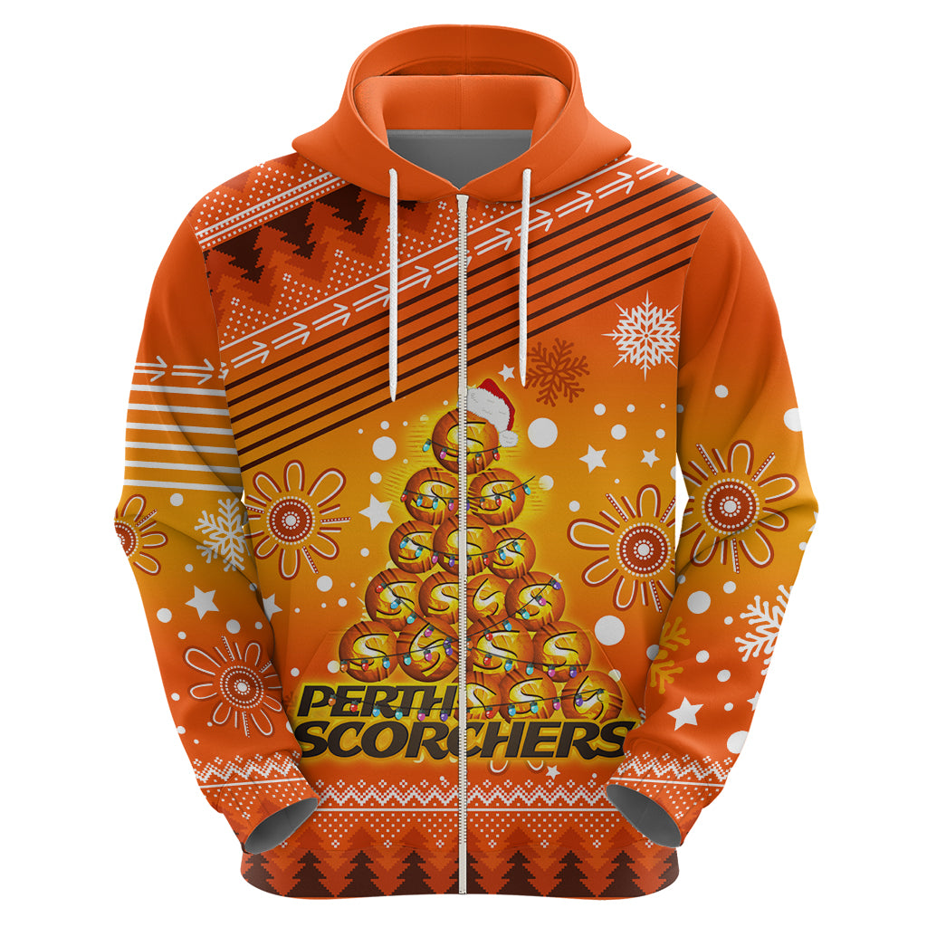 Custom Scorchers BBL Hoodie Christmas Vibe 2023 LT9 - Vibe Hoodie Shop
