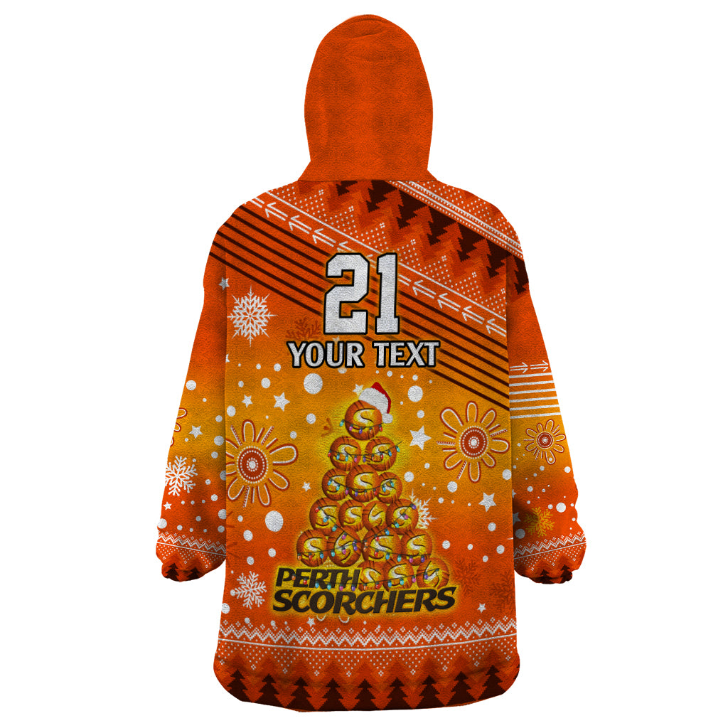 Custom Scorchers BBL Wearable Blanket Hoodie Christmas Vibe 2023 - Vibe Hoodie Shop