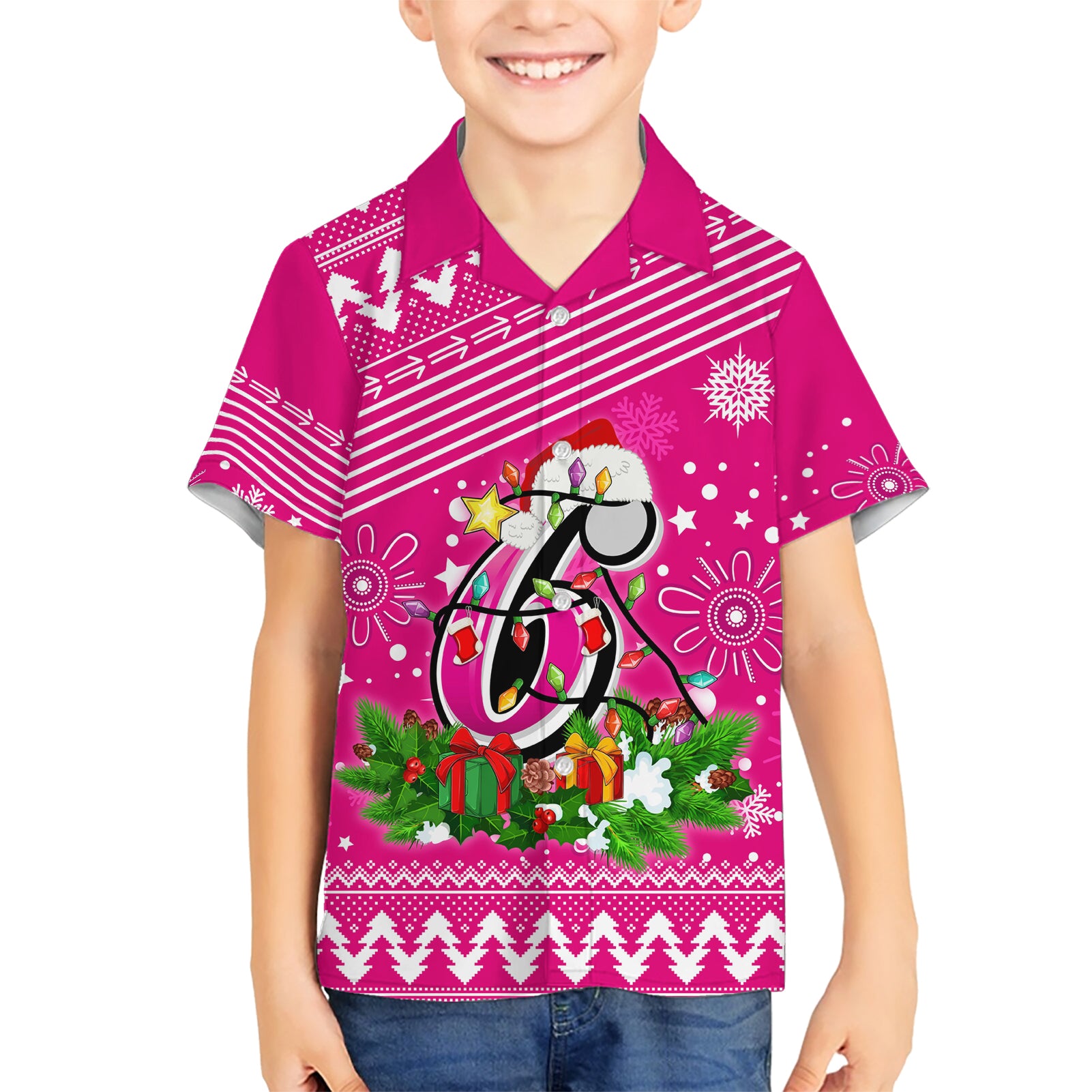 Custom Sixers BBL Hawaiian Shirt Christmas Vibe 2023 - Vibe Hoodie Shop