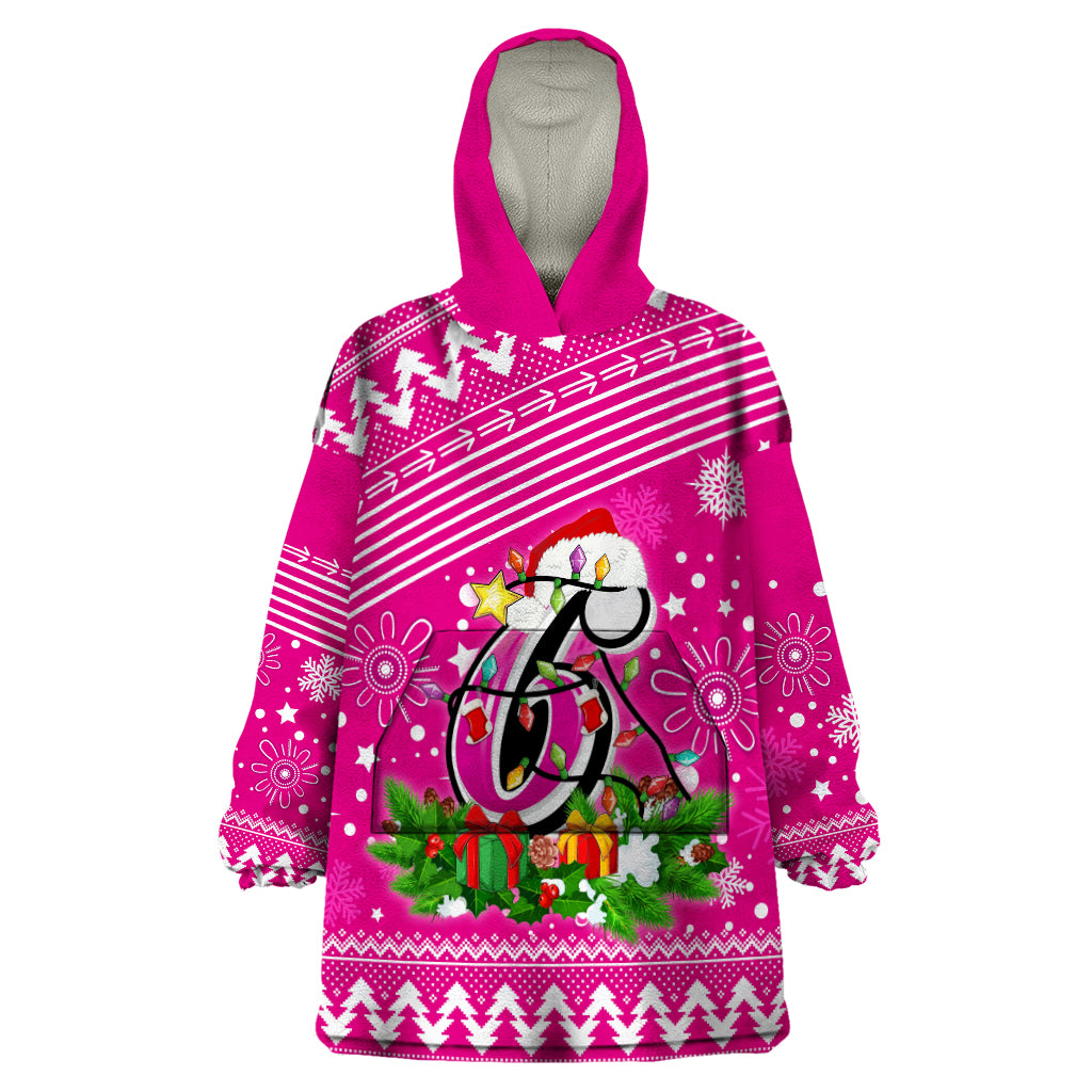 Custom Sixers BBL Wearable Blanket Hoodie Christmas Vibe 2023 - Vibe Hoodie Shop