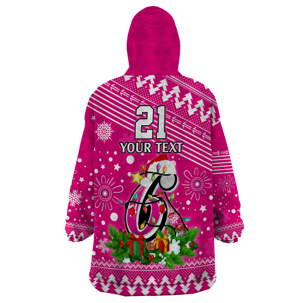 Custom Sixers BBL Wearable Blanket Hoodie Christmas Vibe 2023 - Vibe Hoodie Shop