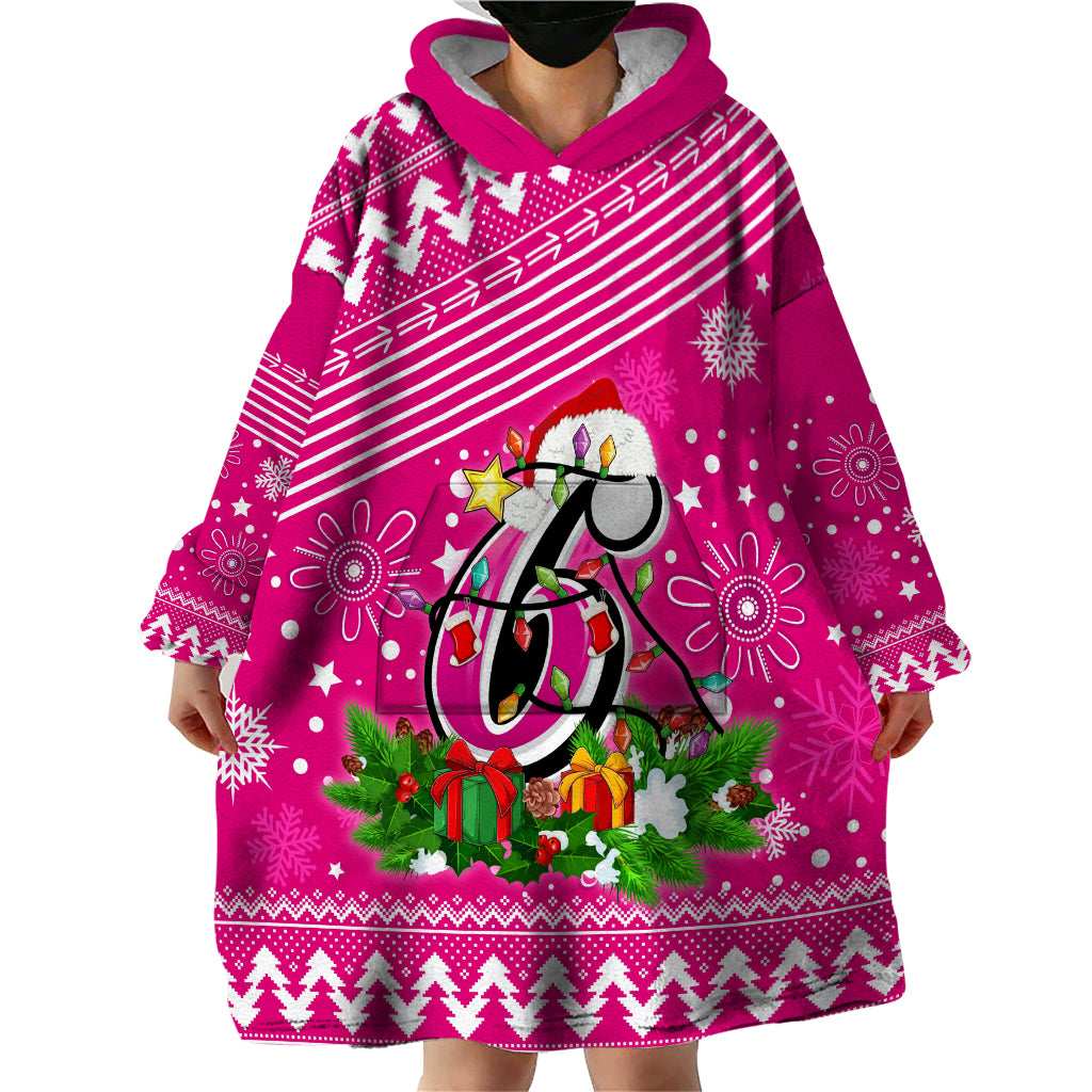 Custom Sixers BBL Wearable Blanket Hoodie Christmas Vibe 2023 - Vibe Hoodie Shop