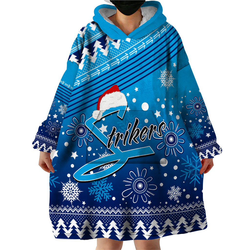 Custom Strikers BBL Wearable Blanket Hoodie Christmas Vibe 2023 - Vibe Hoodie Shop