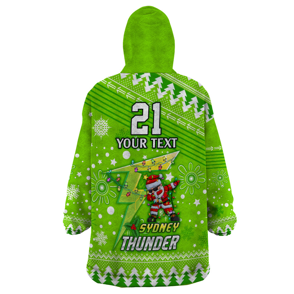 Custom Thunder BBL Wearable Blanket Hoodie Christmas Vibe 2023 - Vibe Hoodie Shop