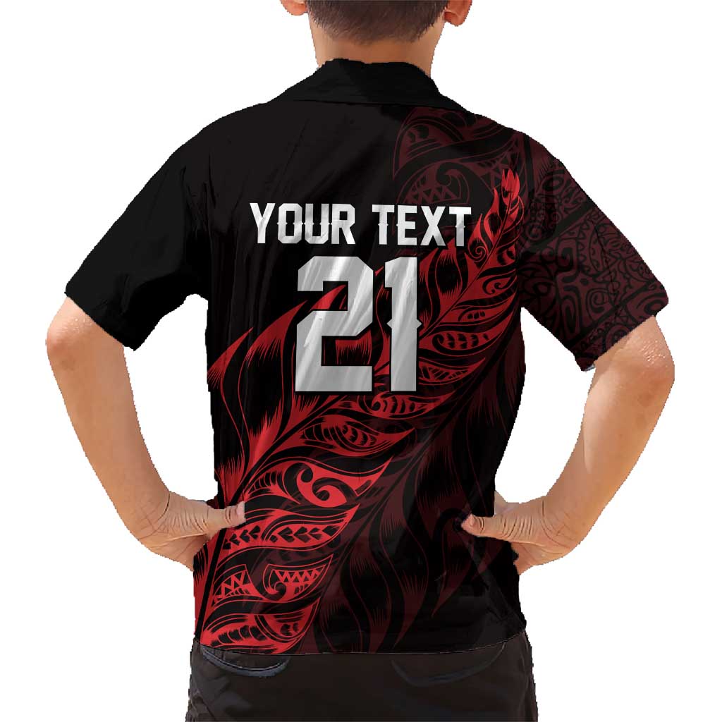 New Zealand Lawn Bowls Custom Family Matching Short Sleeve Bodycon Dress and Hawaiian Shirt Red Maori Warrior Tribal Silver Fern - Vibe Hoodie