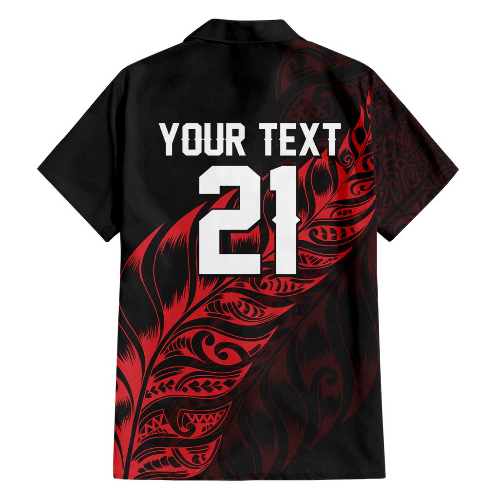 New Zealand Lawn Bowls Custom Family Matching Short Sleeve Bodycon Dress and Hawaiian Shirt Red Maori Warrior Tribal Silver Fern - Vibe Hoodie