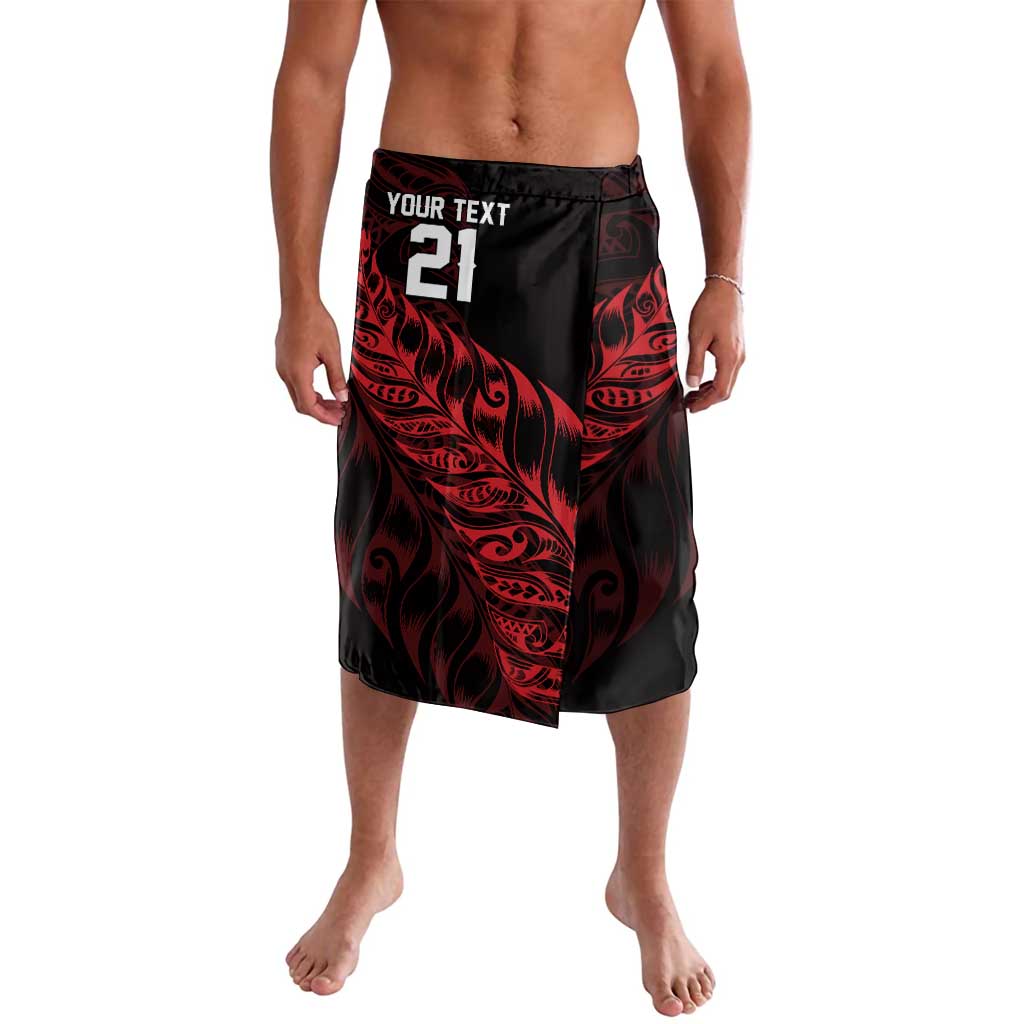 New Zealand Lawn Bowls Custom Lavalava Red Maori Warrior Tribal Silver Fern - Vibe Hoodie