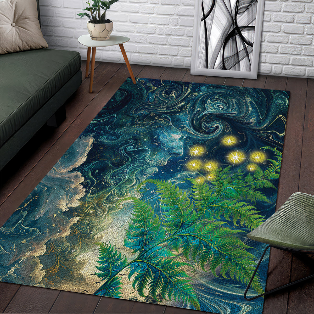 New Zealand Matariki Waipuna-a-rangi Area Rug He Roimata o Rangi - Vibe Hoodie Shop