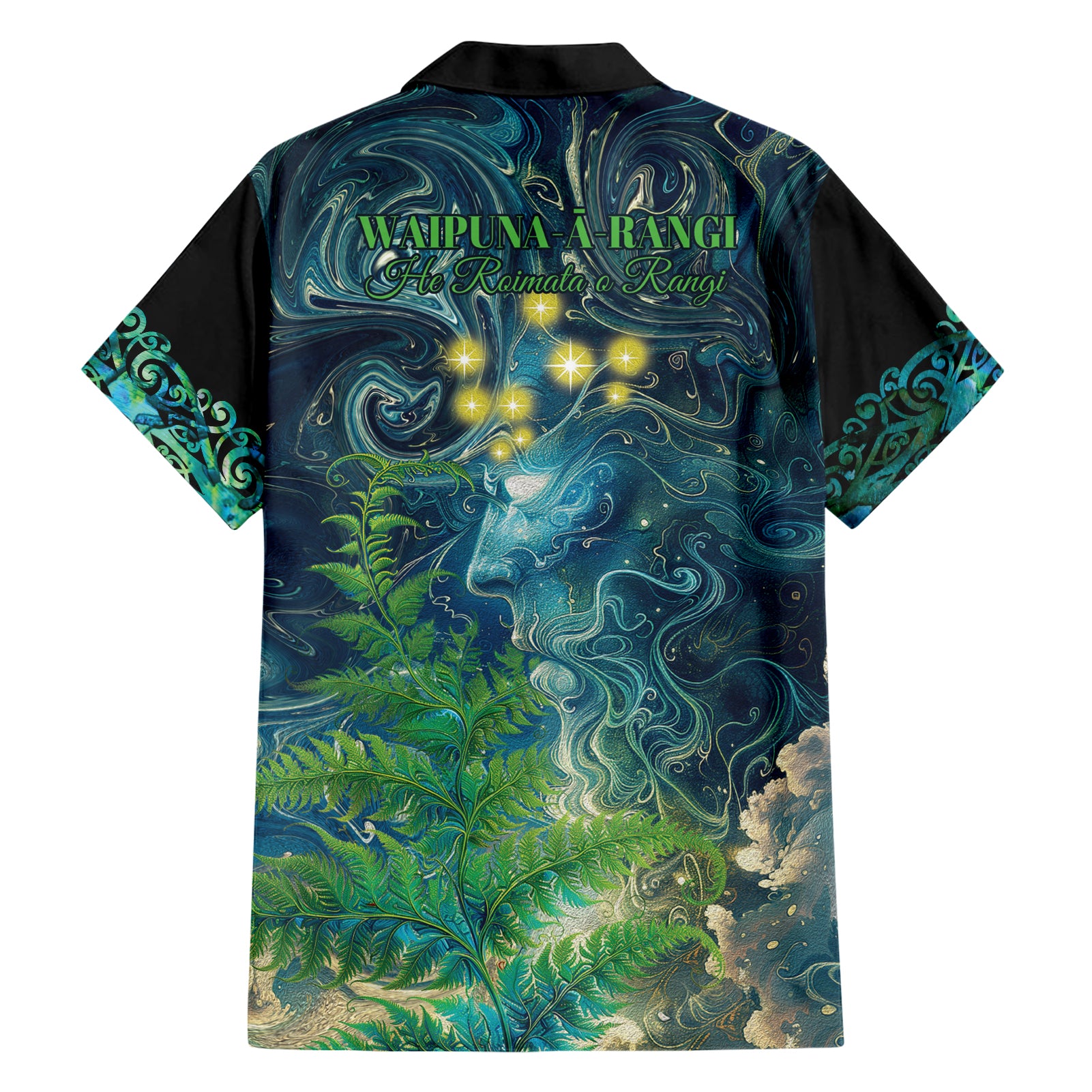 New Zealand Matariki Waipuna-a-rangi Hawaiian Shirt He Roimata o Rangi - Vibe Hoodie Shop