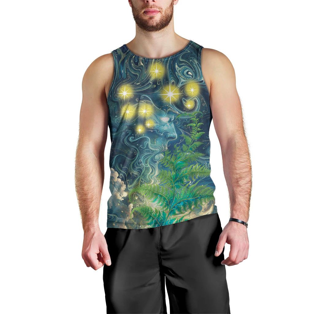 New Zealand Matariki Waipuna-a-rangi Men Tank Top He Roimata o Rangi - Vibe Hoodie Shop