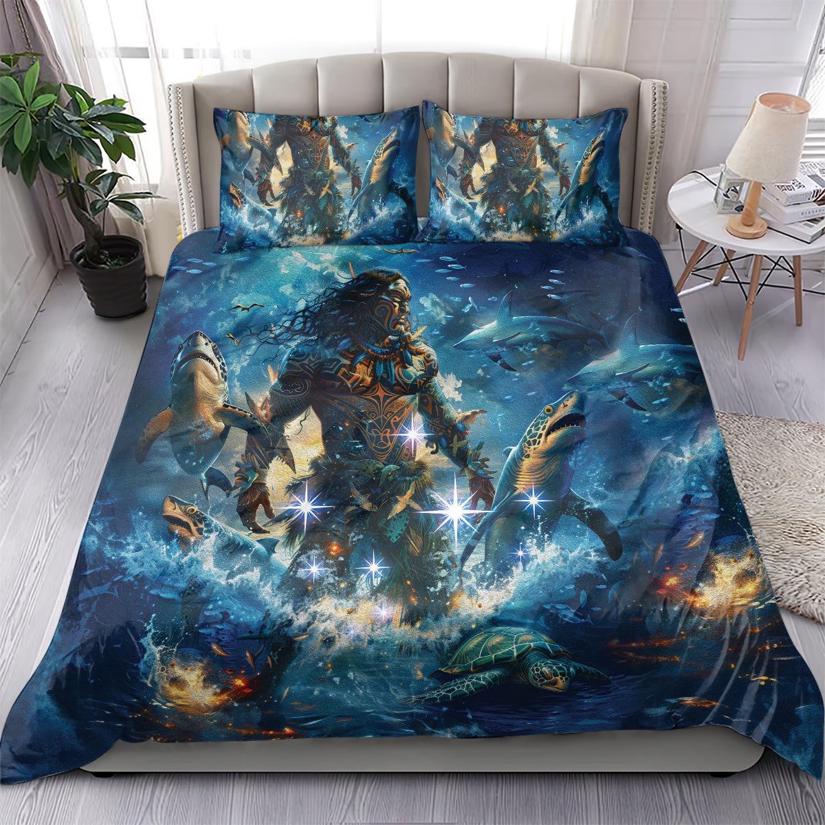 New Zealand Matariki Waita Bedding Set The Way Of The Water - Vibe Hoodie Shop