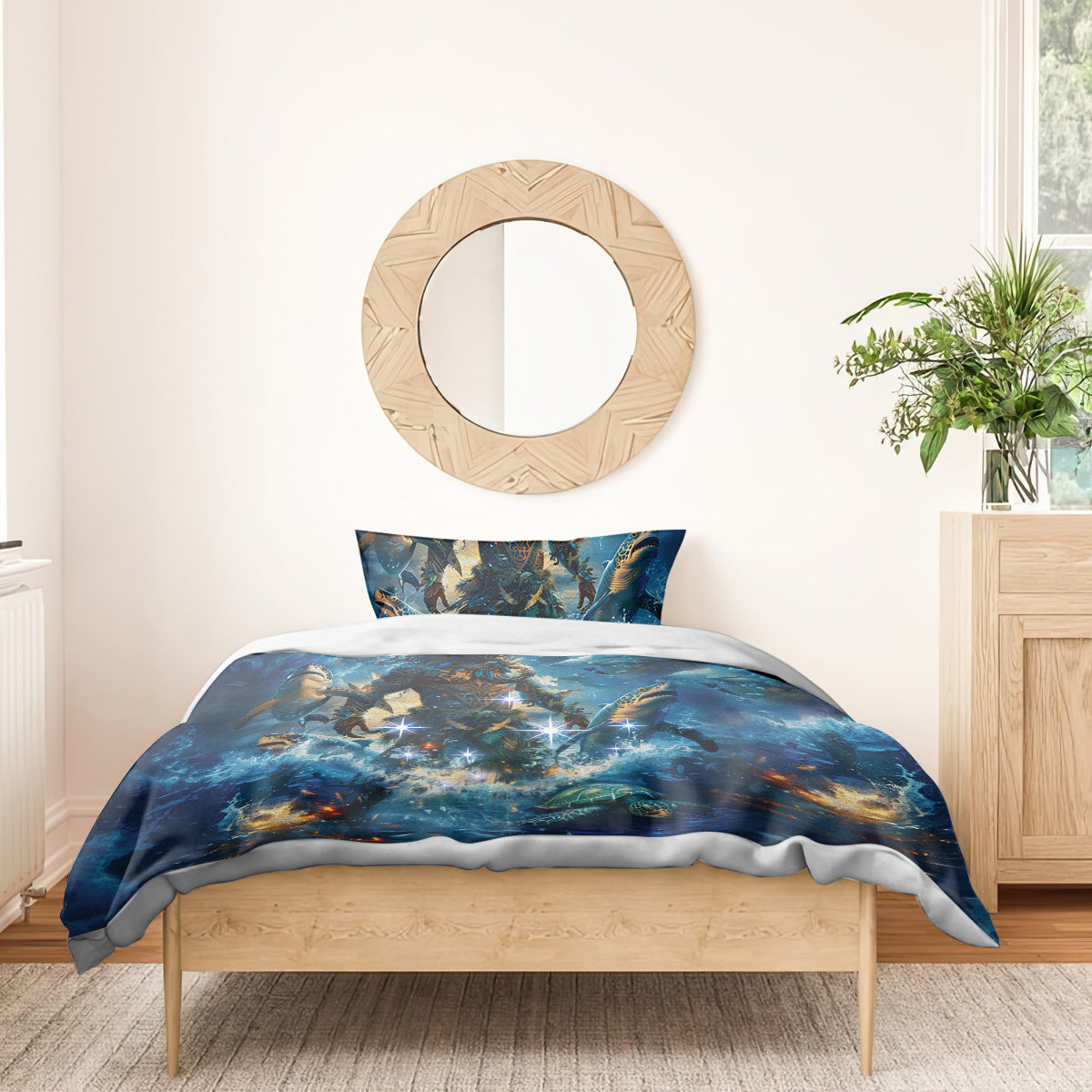 New Zealand Matariki Waita Bedding Set The Way Of The Water - Vibe Hoodie Shop