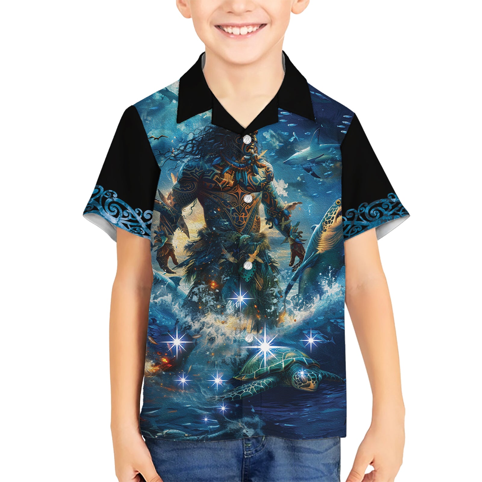 New Zealand Matariki Waita Hawaiian Shirt The Way Of The Water - Vibe Hoodie Shop