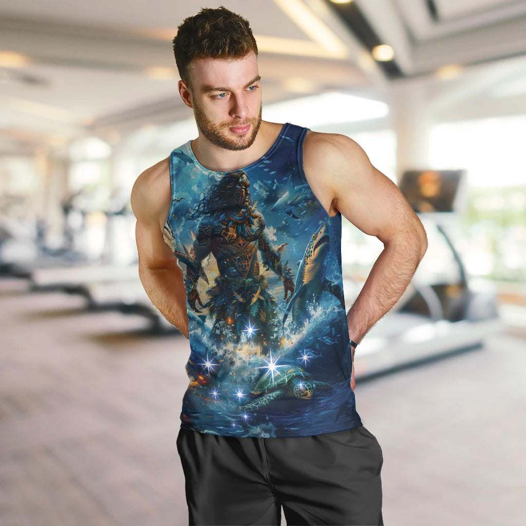 New Zealand Matariki Waita Men Tank Top The Way Of The Water - Vibe Hoodie Shop