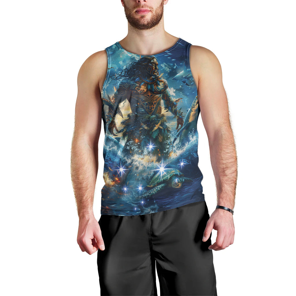 New Zealand Matariki Waita Men Tank Top The Way Of The Water - Vibe Hoodie Shop