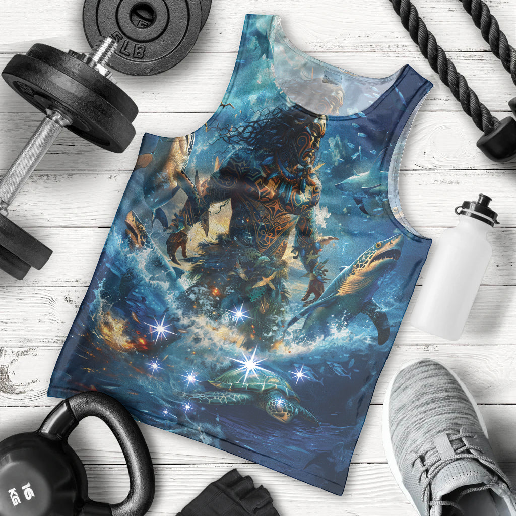 New Zealand Matariki Waita Men Tank Top The Way Of The Water - Vibe Hoodie Shop