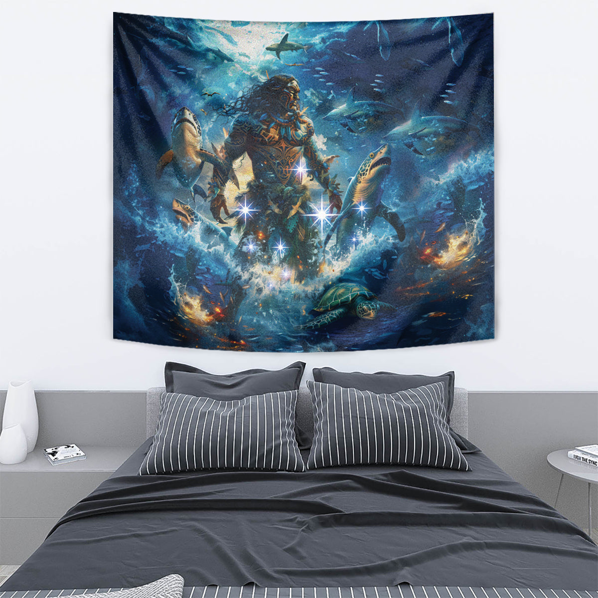 New Zealand Matariki Waita Tapestry The Way Of The Water - Vibe Hoodie Shop