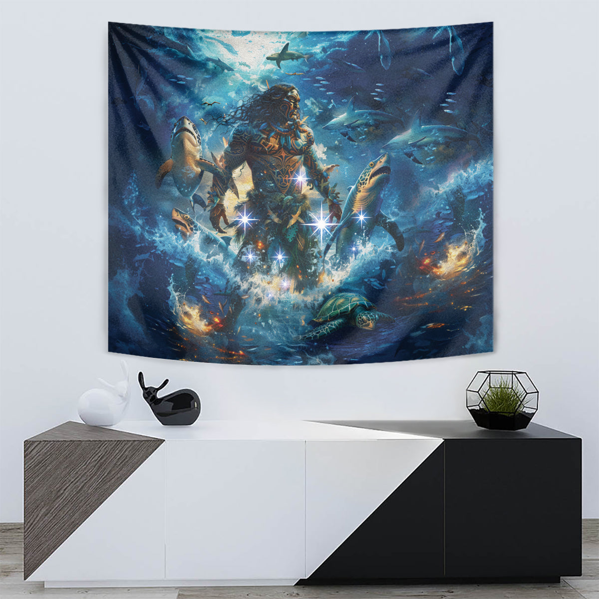 New Zealand Matariki Waita Tapestry The Way Of The Water - Vibe Hoodie Shop