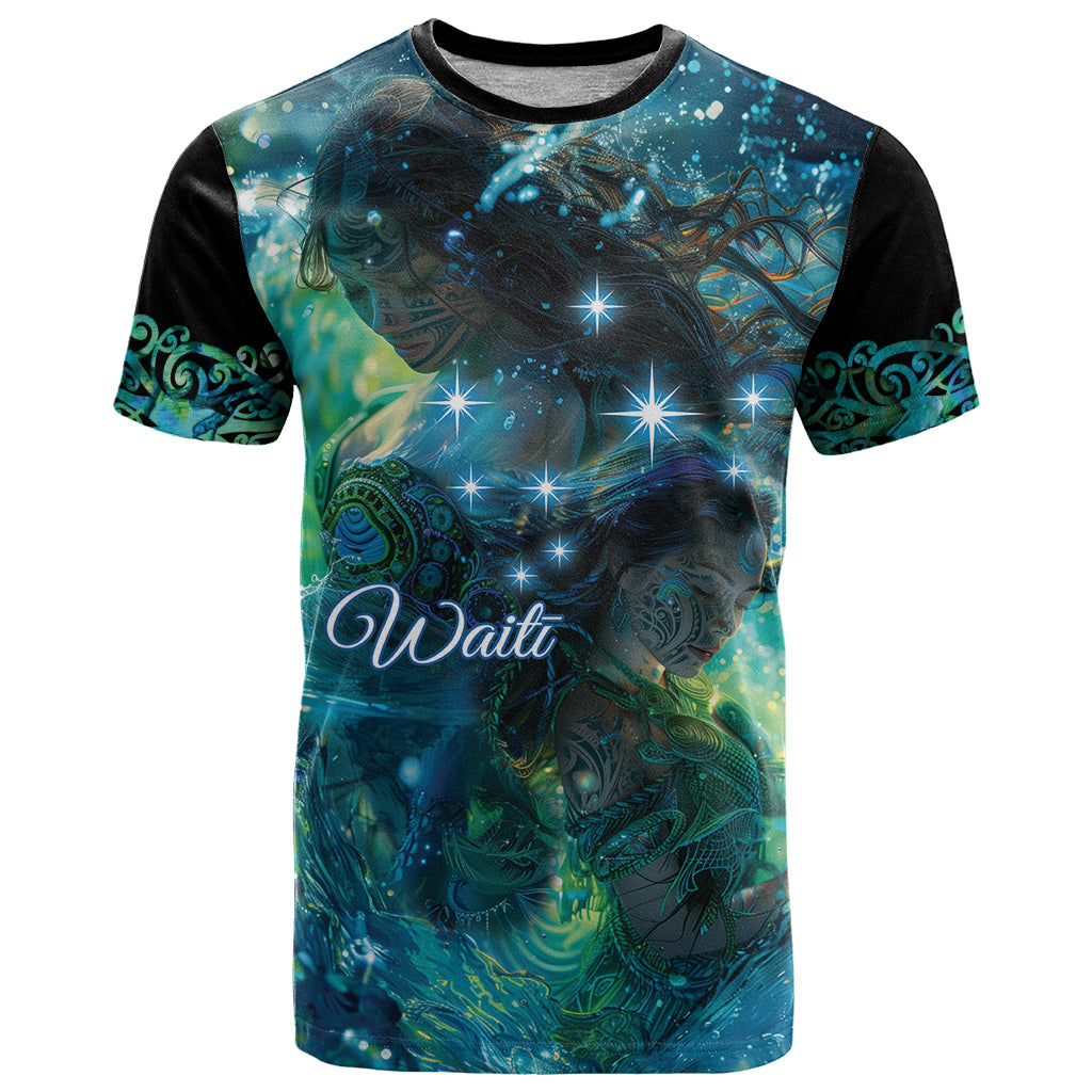 New Zealand Matariki Waiti T Shirt The Beginnings Of Life LT9 - Vibe Hoodie Shop