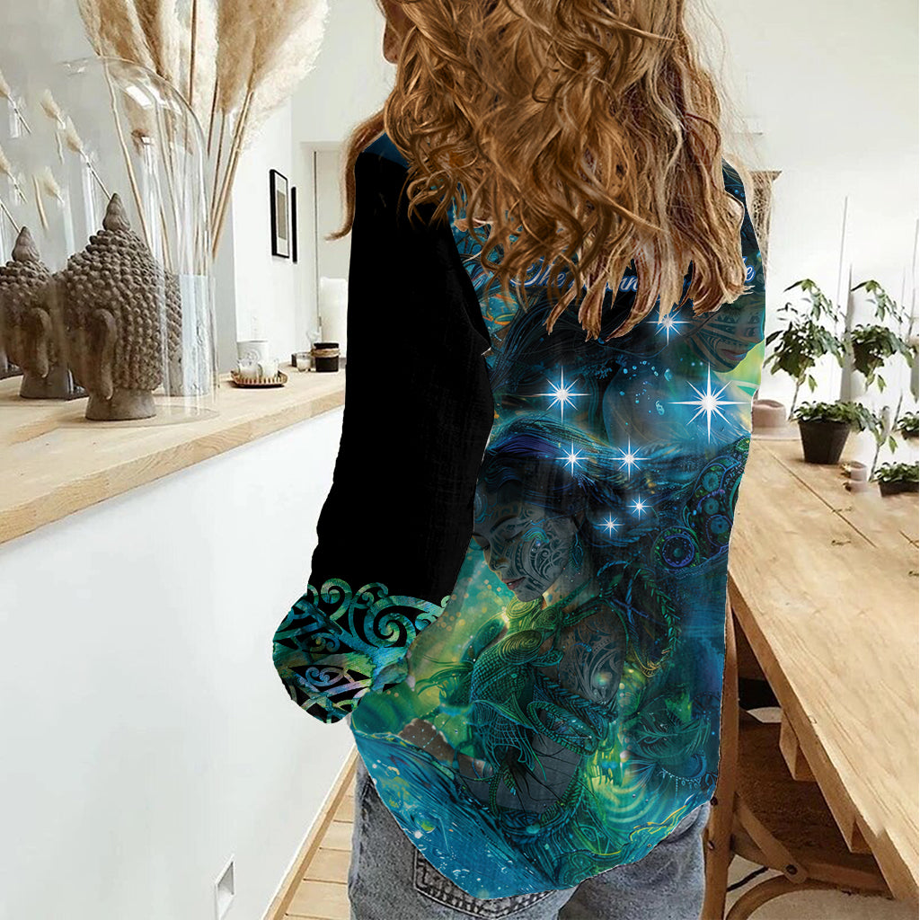New Zealand Matariki Waiti Women Casual Shirt The Beginnings Of Life - Vibe Hoodie Shop