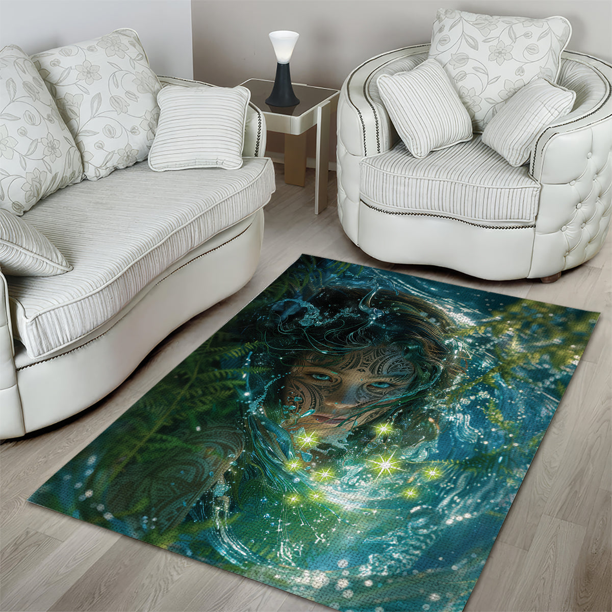 New Zealand Matariki Waiti Area Rug Waimori and The Origin Of Life - Vibe Hoodie Shop