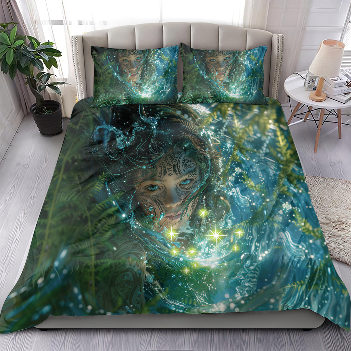 New Zealand Matariki Waiti Bedding Set Waimori and The Origin Of Life - Vibe Hoodie Shop
