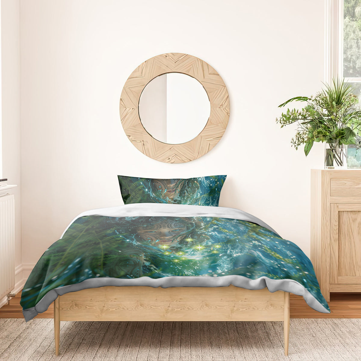 New Zealand Matariki Waiti Bedding Set Waimori and The Origin Of Life - Vibe Hoodie Shop