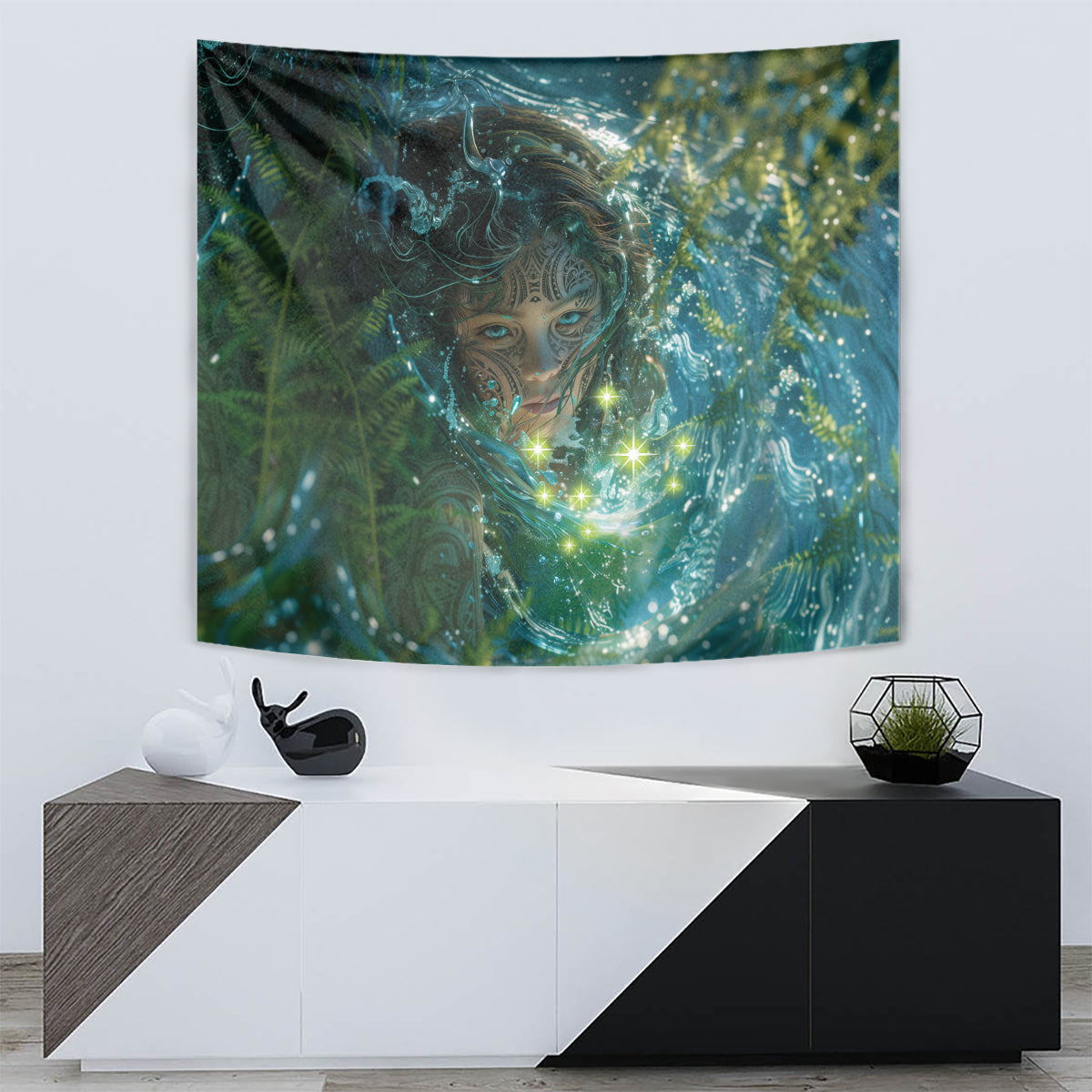 New Zealand Matariki Waiti Tapestry Waimori and The Origin Of Life - Vibe Hoodie Shop