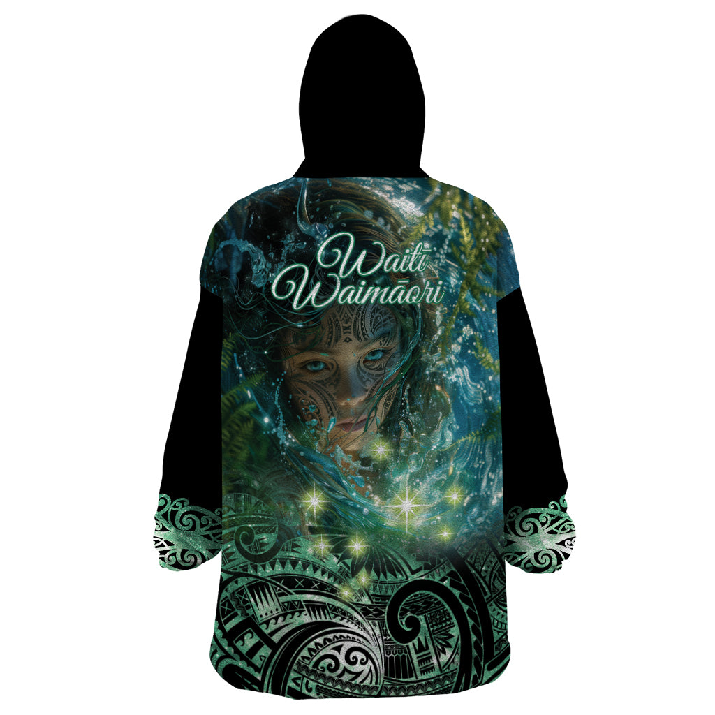 New Zealand Matariki Waiti Wearable Blanket Hoodie Waimori and The Origin Of Life - Vibe Hoodie Shop